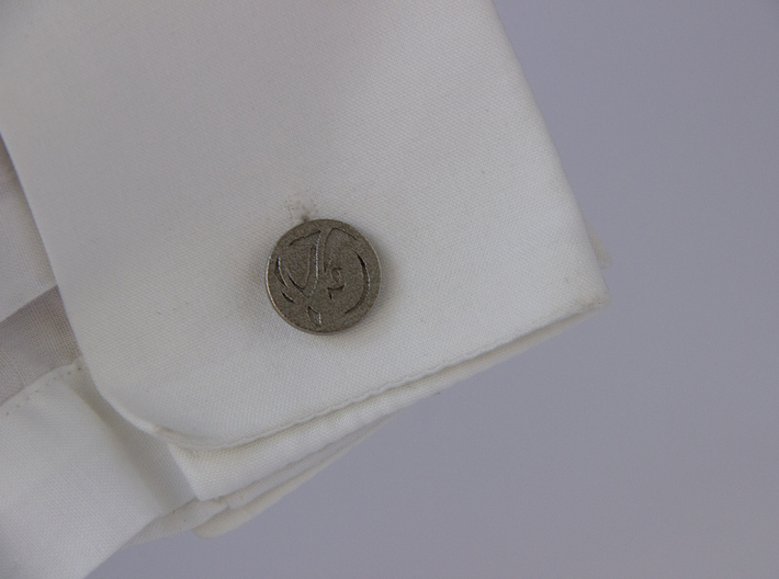 Cufflinks Lechuza 3d printed 