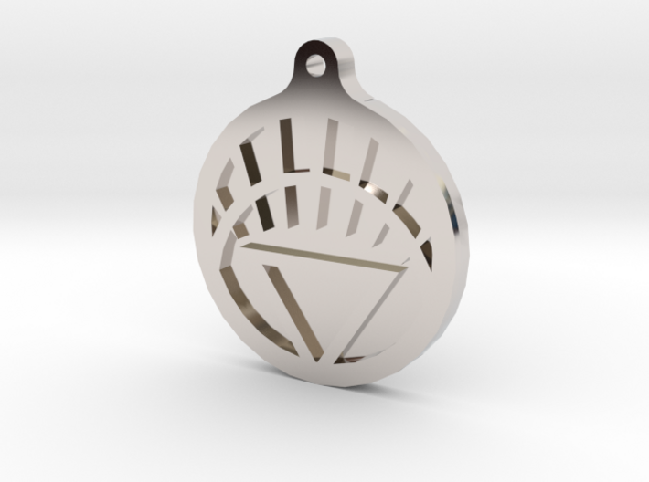 White Lantern Key Chain 3d printed