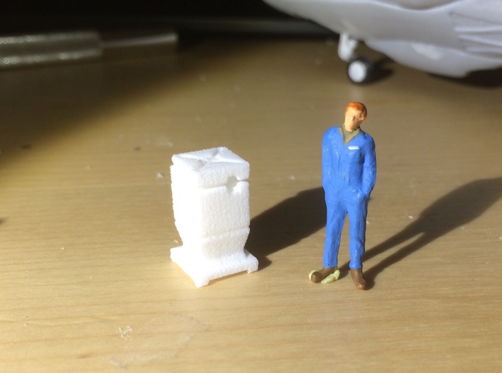 Sharon standing on the floor 3d printed