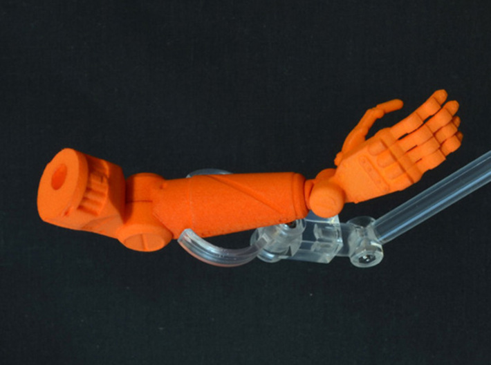 PRHI Solid Arm - Gripping Hand (Right) 3d printed 
