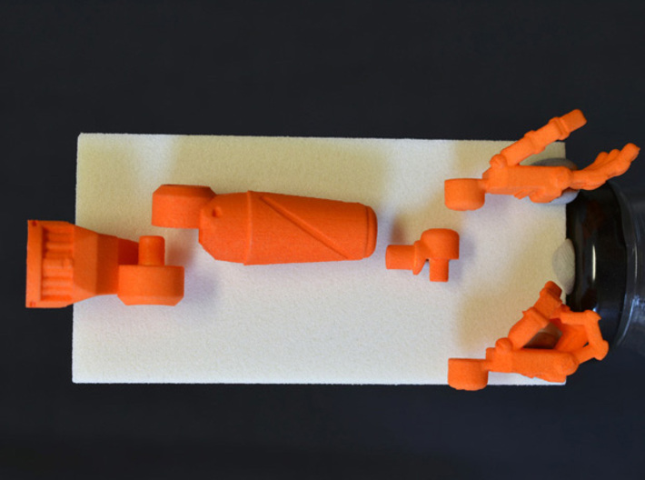 PRHI Solid Arm - Arm Sprue (Left) 3d printed 