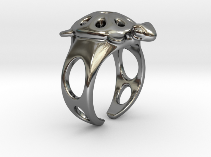 Turtle Ring 3d printed