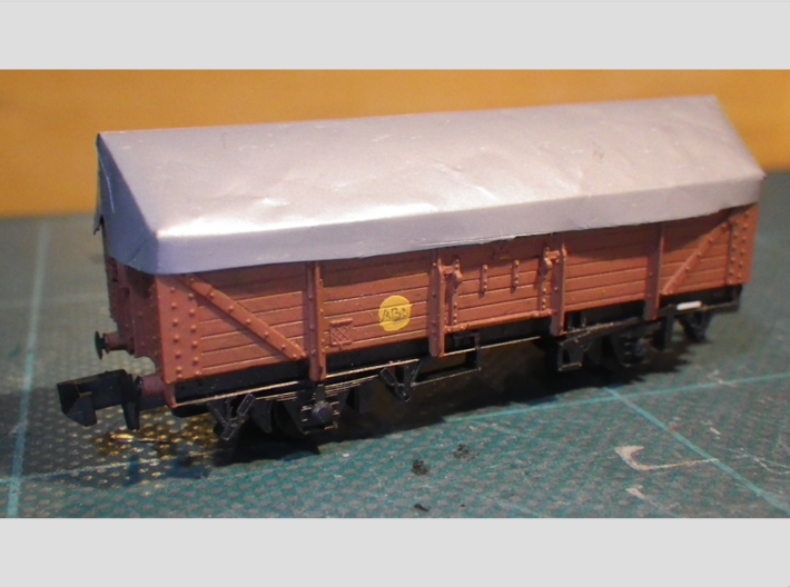 Sheet making tools for Peco KNR-10, N-gauge 15' ta 3d printed The result