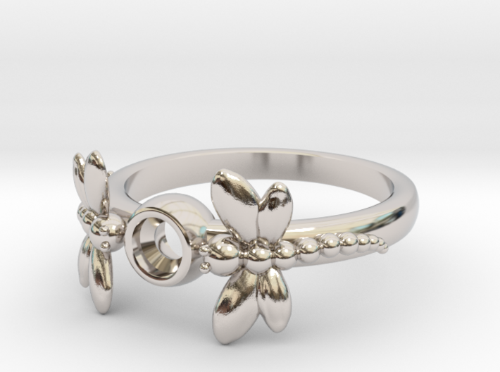 Dragonfly Ring 3d printed 