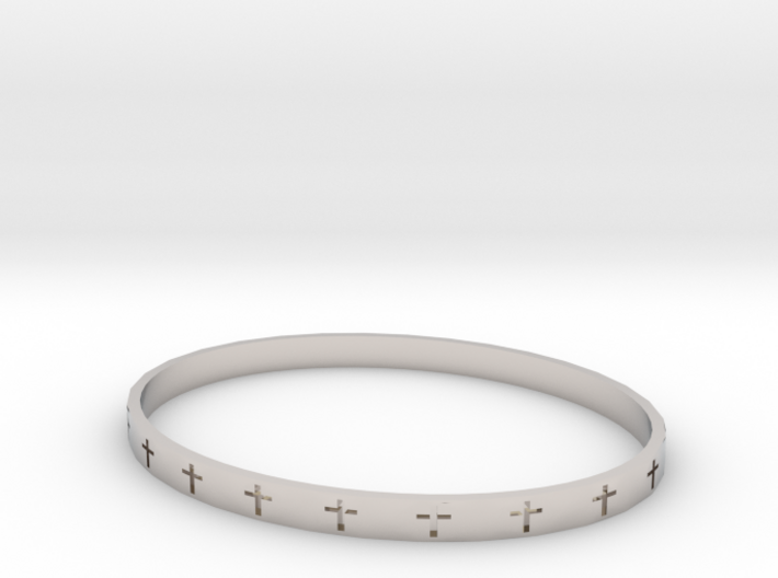 Women's Cross Bracelet 3d printed