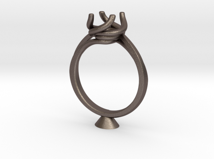 CD248 - Jewelry Engagement Ring 3D Printed Wax Res 3d printed