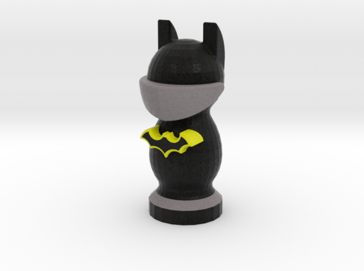 Catan Robber Knight Blk Ylw Batman 3d printed Does this outfit make my ears look big?