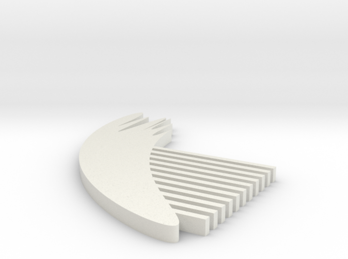 Feather Comb 3d printed