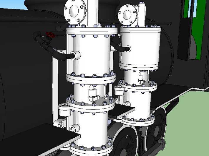 Westinghouse Single Phase Air Compressor 3d printed 