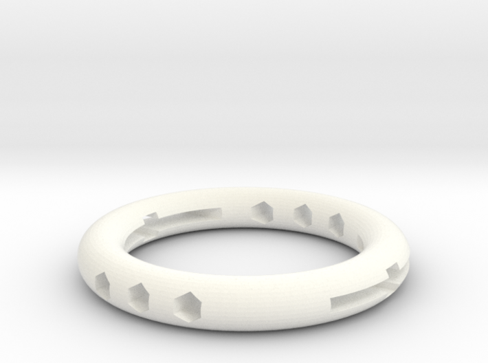 The hollow ring 3d printed
