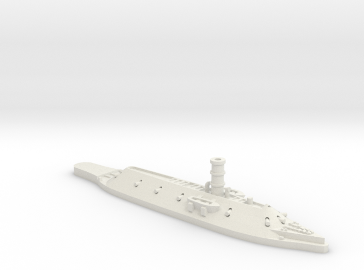 1:1200 CSS Virginia (USS Merrimack) 3d printed