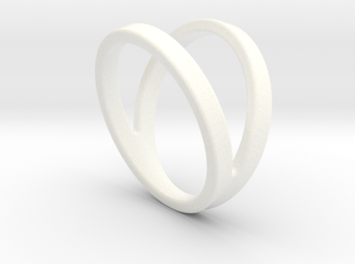 Split Ring Size US 9.5 3d printed