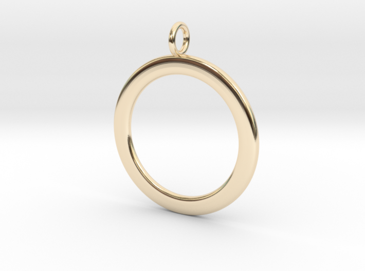 Ring-shaped pendant — smooth 3d printed