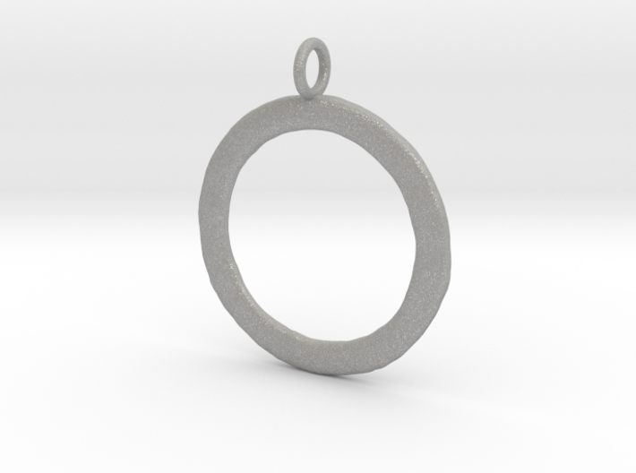 Ring-shaped pendant — rough 3d printed