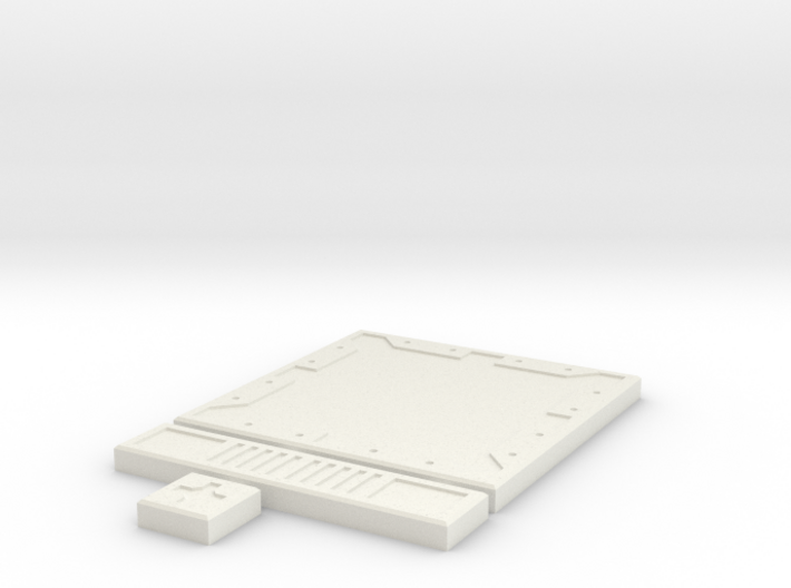 SciFi Tile 01 - Default 3d printed