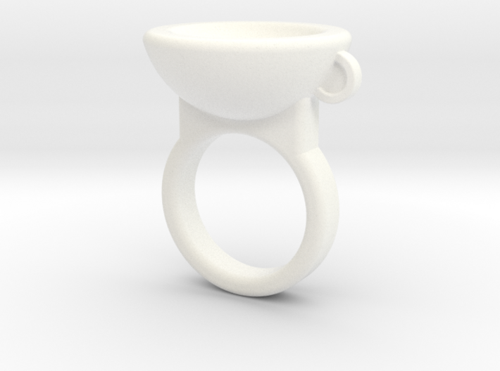 Coffe Cup Ring 3d printed