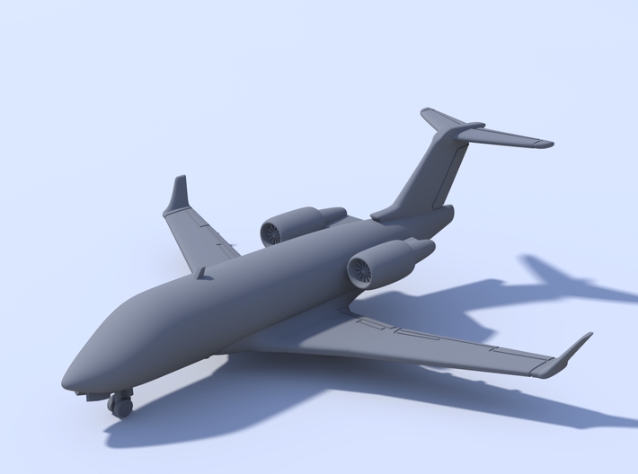 1:400 - Challenger 604 3d printed
