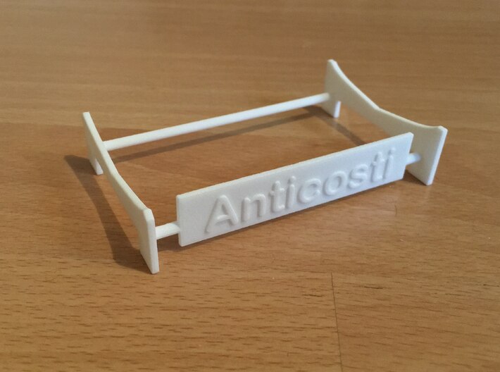 Anticosti, Display Stand (1:200) 3d printed display stand as printed