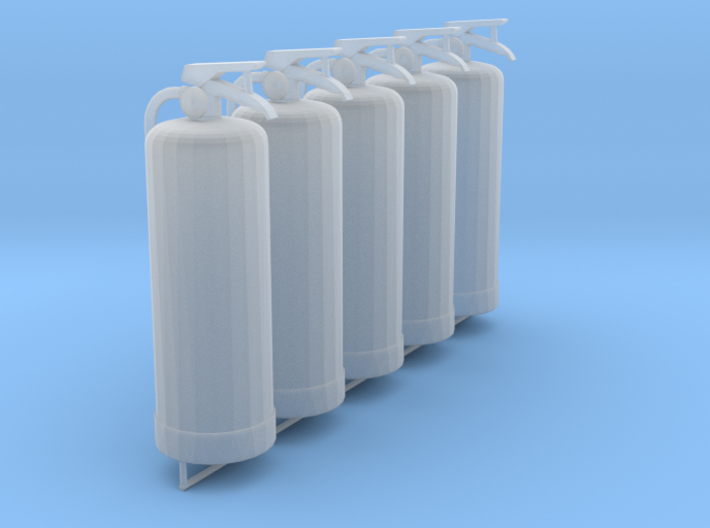 1/24 scale Water Extinguisher set of 5 3d printed