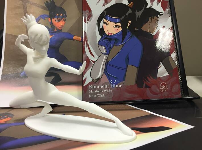 Shianndrea Toshigawa from Shinobi: Ninja Princess 3d printed Photo of the Sculpt