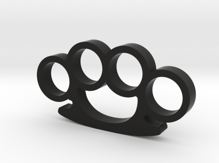 Round Knuckle Duster Ornament 3d printed