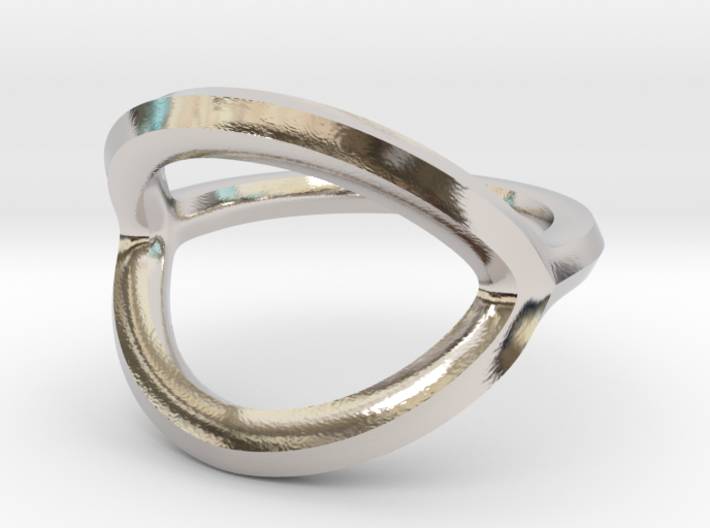 Arched Eye Ring Size 3 3d printed
