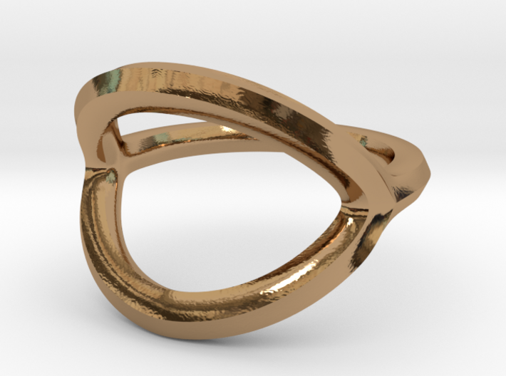 Arched Eye Ring Size 3.5 3d printed