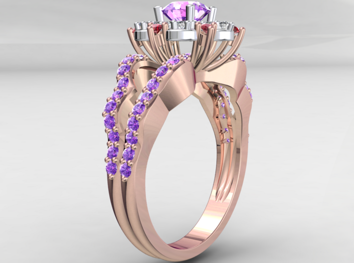 JNNF -  Engagement Ring 3D Printed Wax. 3d printed 