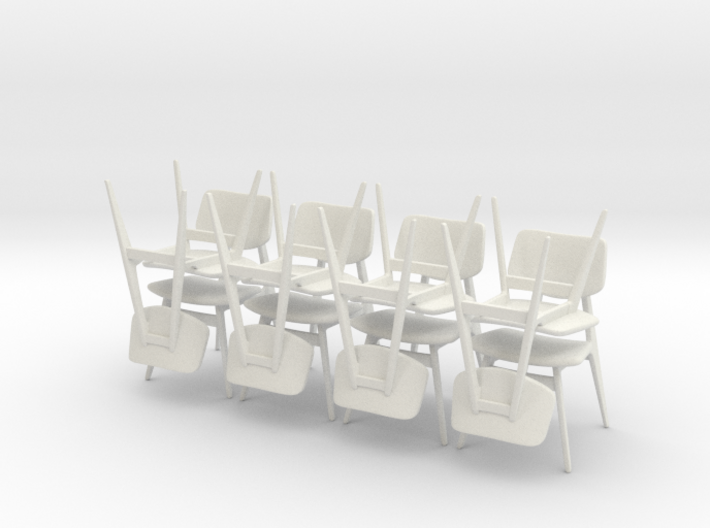 1:24 C 275 Chairs Set of 8 3d printed