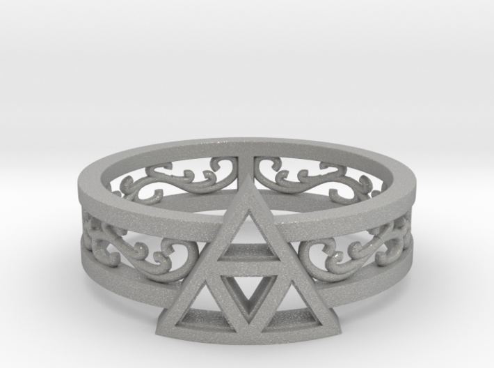 Triforce Ring_Size06 3d printed