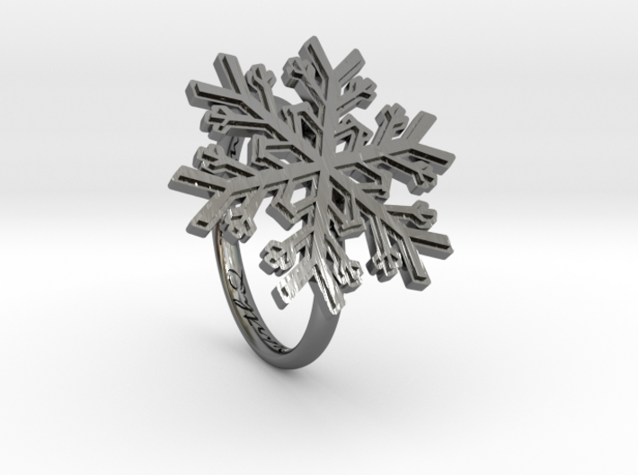 Snowflake Ring 1 d=17mm h21d17 3d printed