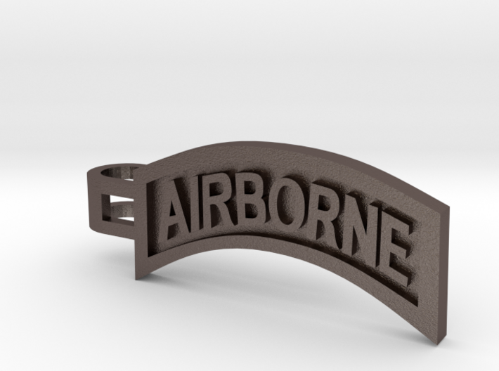 Airborne Tab Tie Bar 3d printed