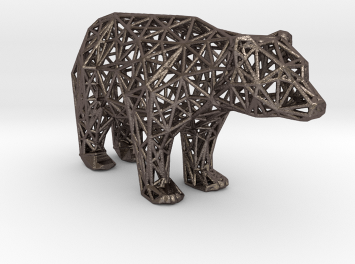 Bear bottle opener - meshified  3d printed The bear in the video is in this material