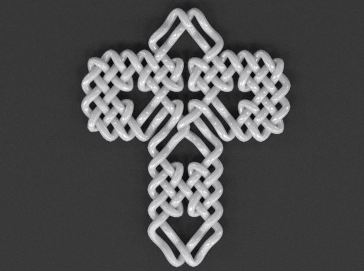 Celtic Cross Weave 3d printed 