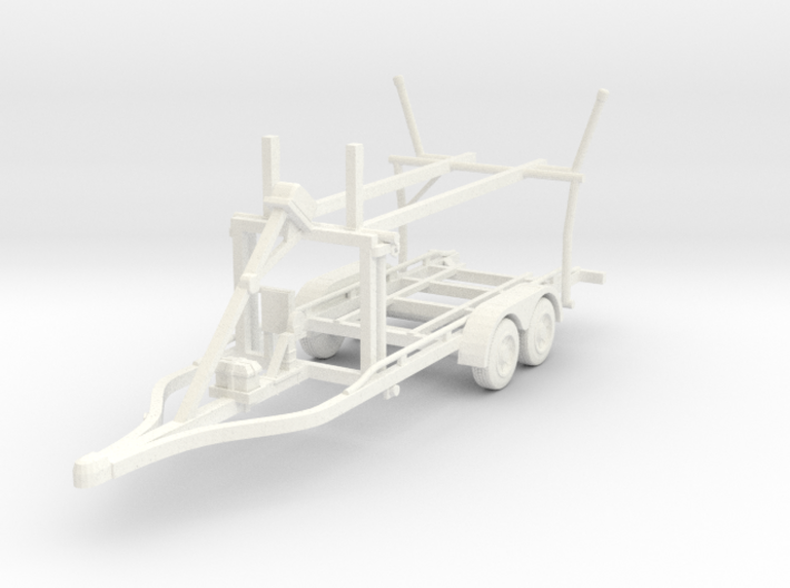 Boat trailer 01. 1:64 Scale 3d printed