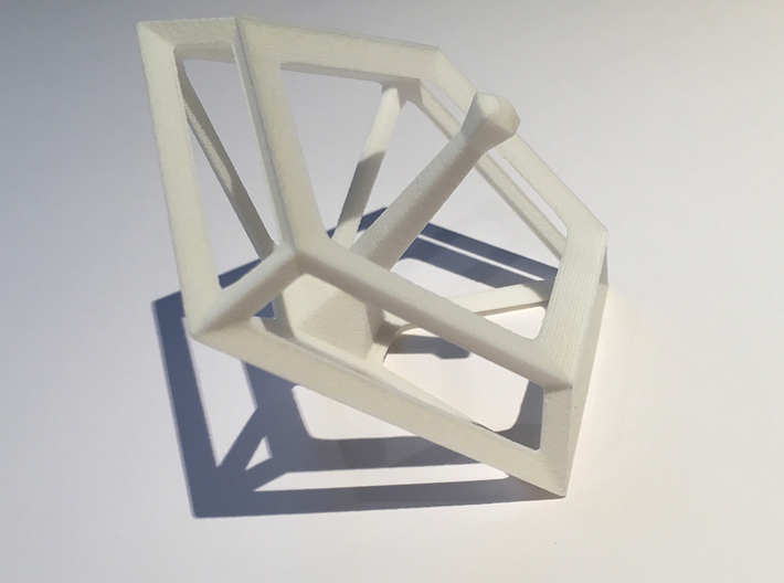 Geometric Spinning Top 3d printed