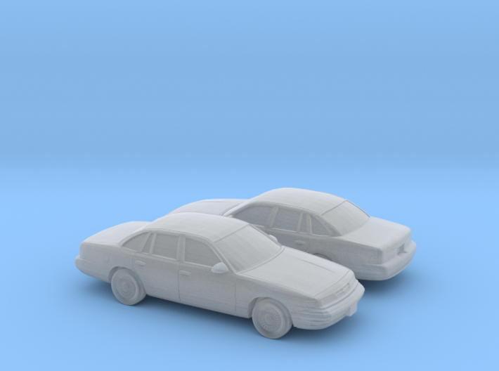1/160 2X 1995-97 Ford Crown Victoria 3d printed