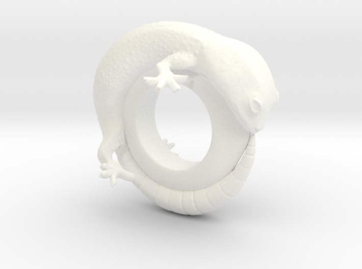 Gecko Ring Size 5 3d printed