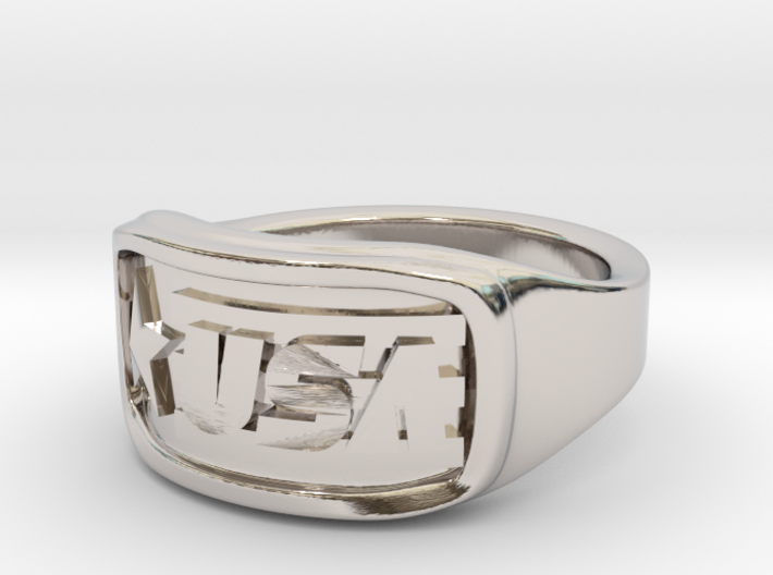 Ring USA 57mm 3d printed