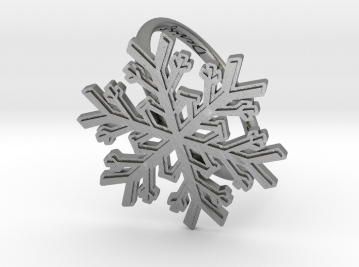 Snowflake Ring 1 d=19.5mm h21d195 3d printed