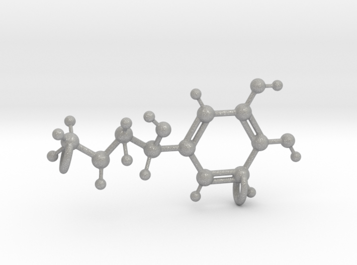 Adrenaline Molecule Pendant 3d printed