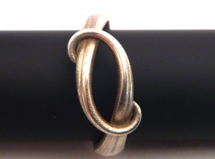 Tentacle Silver Ring 3d printed 3D printed by Shapeways