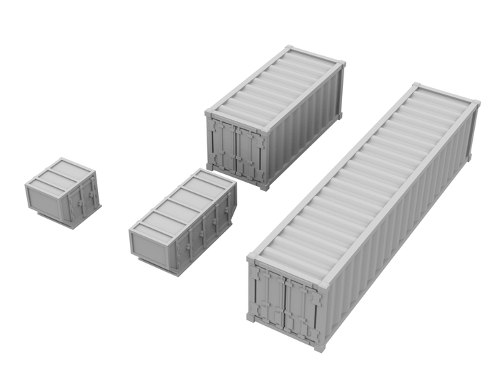 1:500_Containers [x40][A] 3d printed