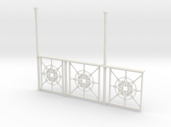 Observation Deck railing 1:20.32 scale 3d printed