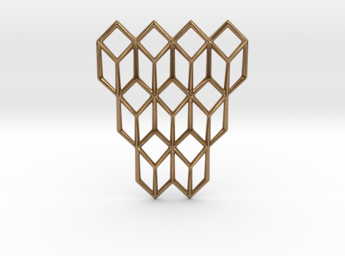 Tumbling Cubes Pendant 3d printed 