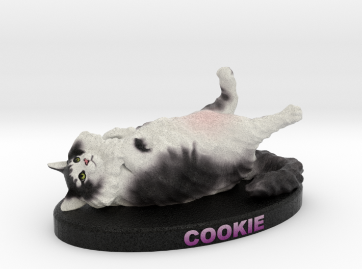 Custom Cat Figurine - Cookie 3d printed