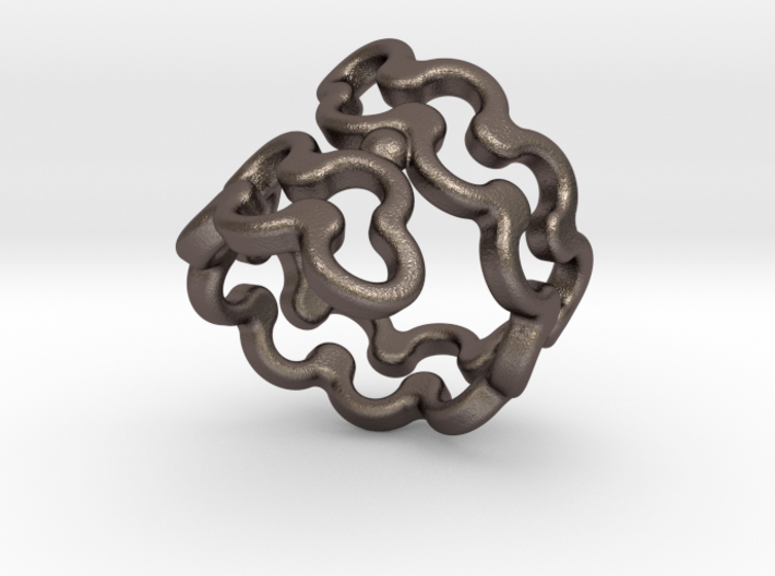 Jagged Ring 20 - Italian Size 20 3d printed