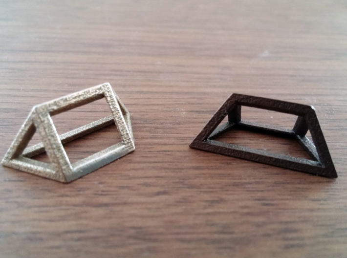 Material Sample - 'Impossible' Pyramid Puzzle Piec 3d printed 