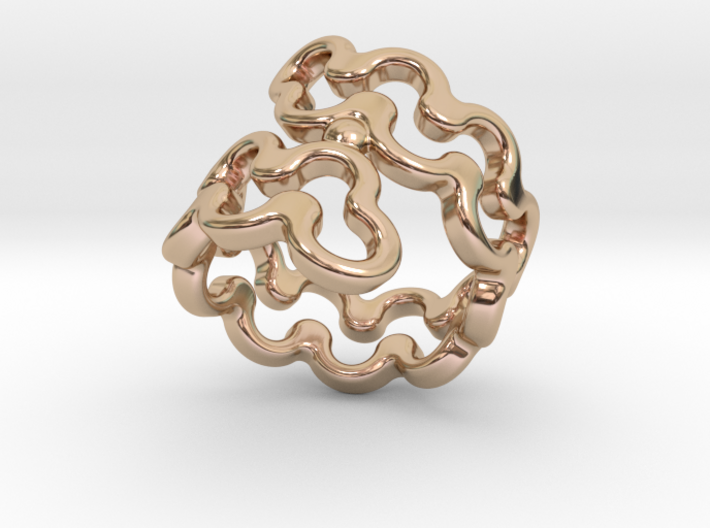 Jagged Ring 33 - Italian Size 33 3d printed