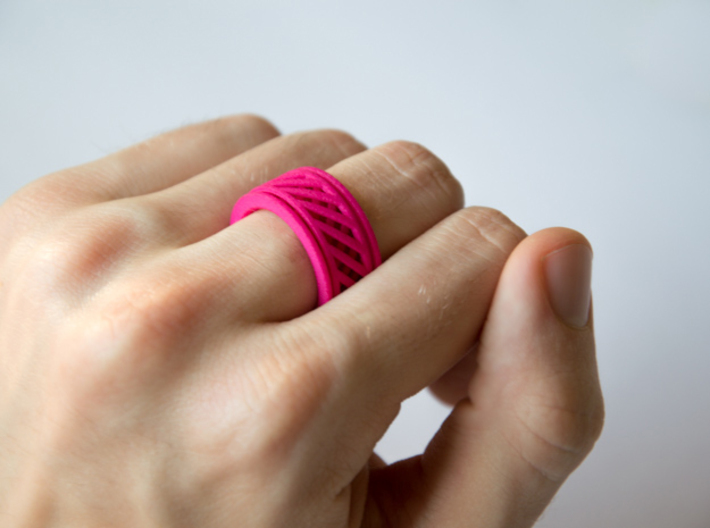 Fidget Ring - spinningRING 3d printed 